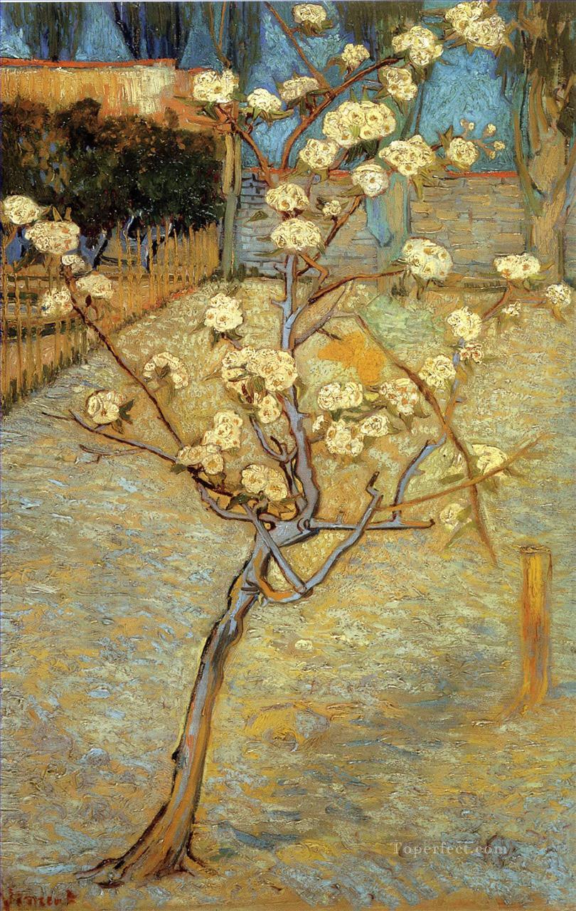Peral en flor Vincent van Gogh Pintura al óleo